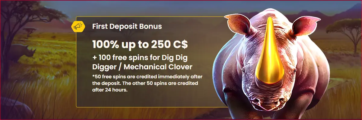 Bizzo Casino Canada Bonuses and Promotions - First Deposit Bonus