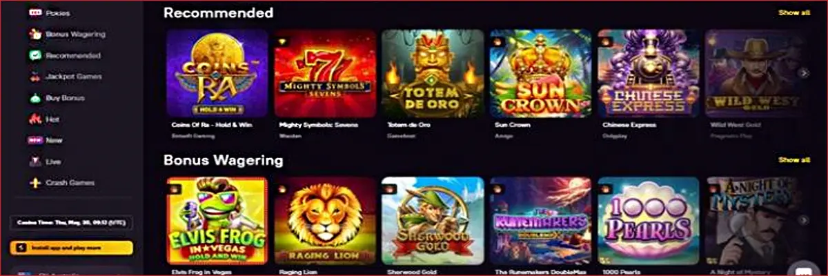 Games Offered by Zoome Casino