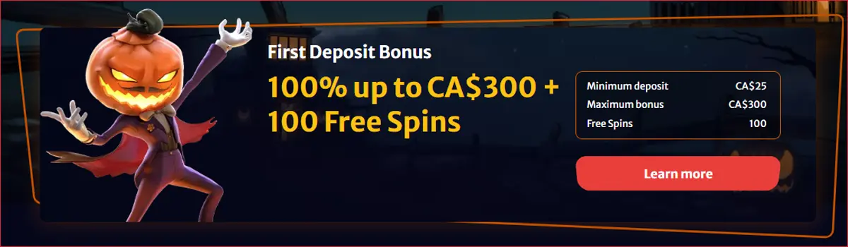 HellSpin Casino Canada - First Deposit Bonus