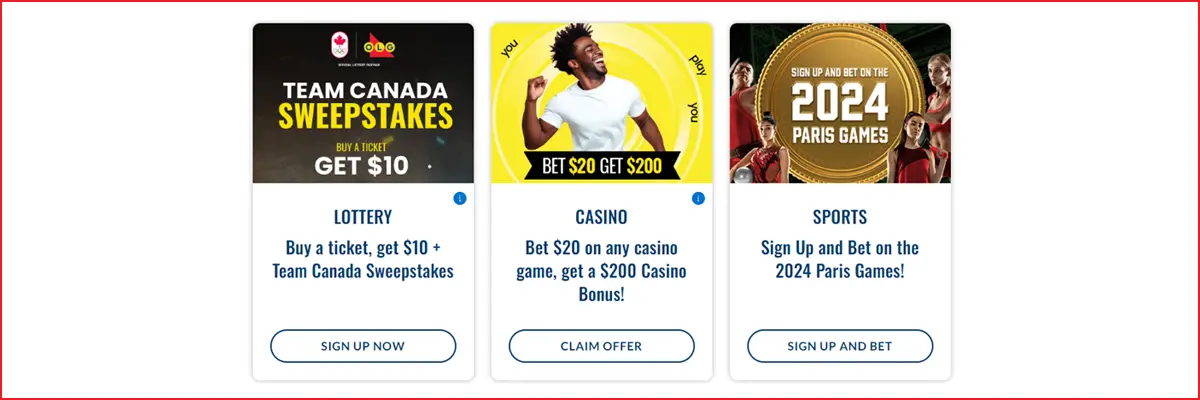 OLG Casino Bonuses and Promotion