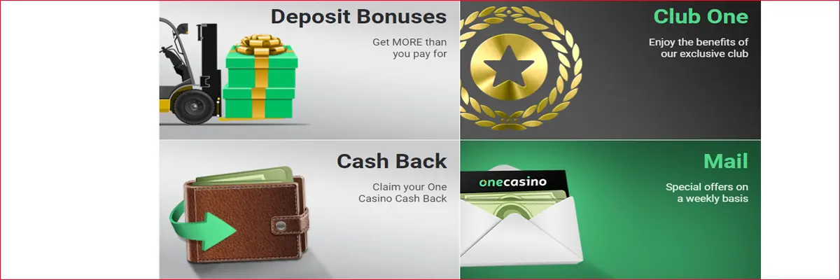 One Casino Bonuses and Promotions