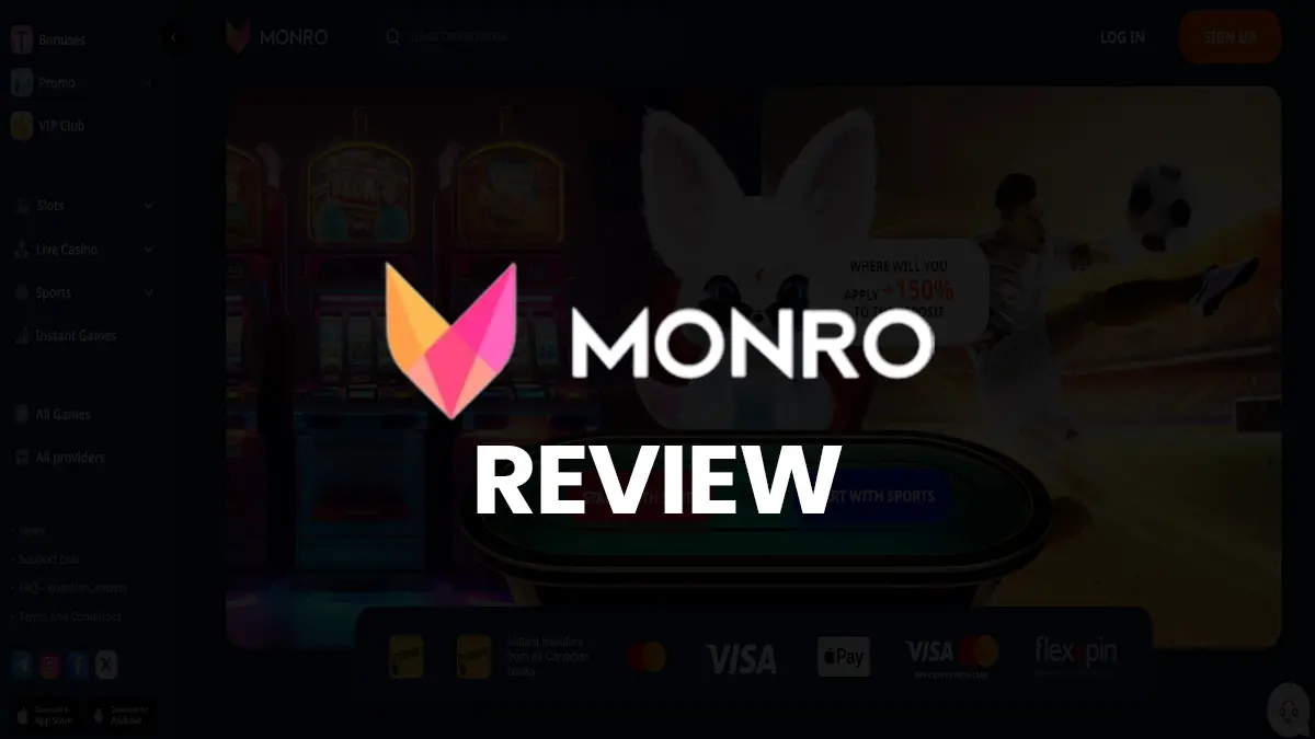 Monro Casino Review: Games, Bonuses & Security in Canada