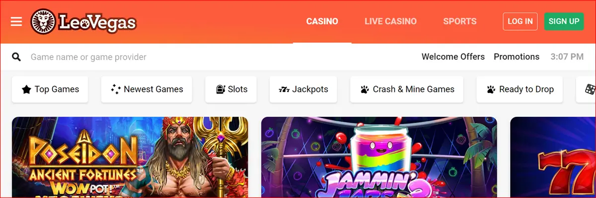 Overview of LeoVegas Casino