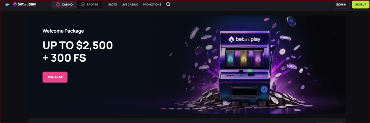 Overview of Betandplay Casino