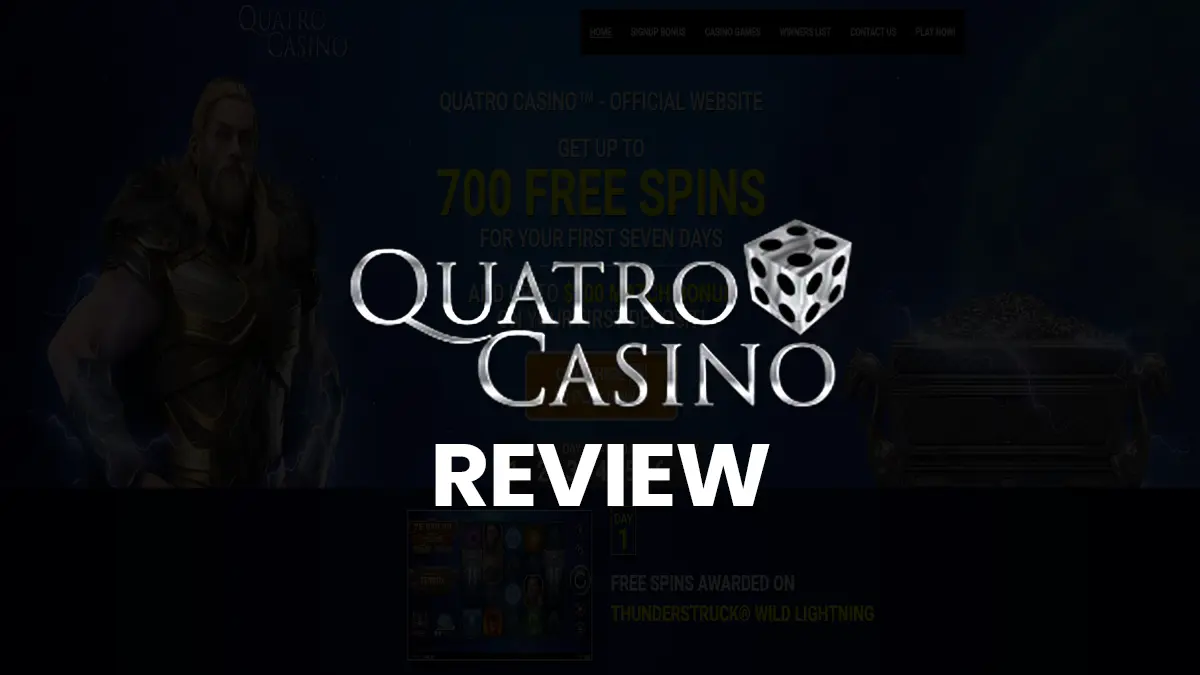 Quatro Casino Review Games, Bonuses & Licensed in Canada