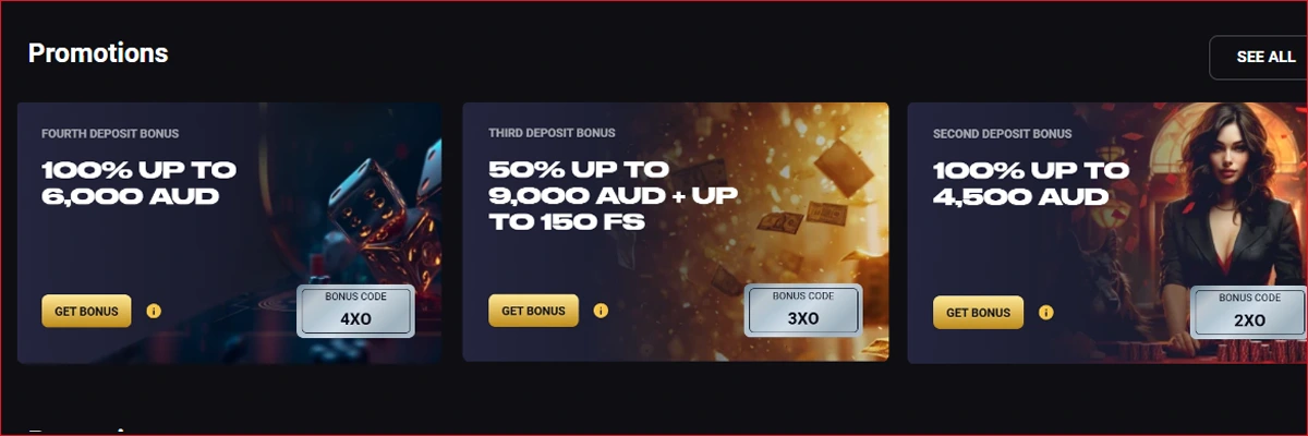 Roll XO Casino Canada Bonuses and Promotions